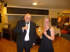 Diane Annear picks Up Sams Best Junior Specimen Shield